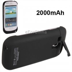 2000mAh Portable Power Bank External Battery with Holder for Samsung Galaxy S3 SIII mini / i8190
