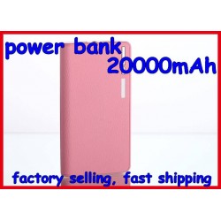 2013 Newest Wallet style Power Bank 20000mAh USB Battery Charger External Battery Pack With LED Lighting