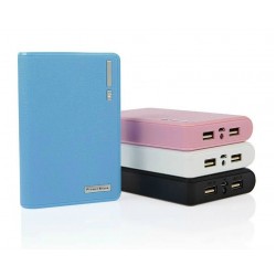 12000mAH Wallet Style Portable Dual USB Power Bank External Battery Charger for iPhone Samsung Nokia Sony iPad