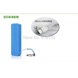 USB External Backup Battery Power Bank for and iPhone 5 Samsung mp3 ,2600mah Universal Battery Charger