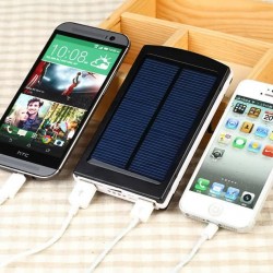 Travel 10000 mAh Portable Slim Solar Panel Charger Charging Battery Power Bank for iPhone 5/4S iPad Tablet Samsung, ing