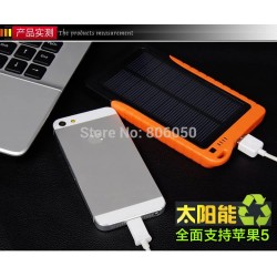 solar charger power bank 7200mah rechargeable battery powerbank for xiaomi redmi note