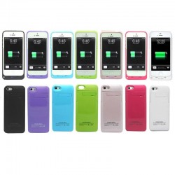 2200mAh External Battery Backup Charger Case Pack Power Bank for iPhone 5 5s Support ios 7 system