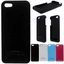 2200mAh External Battery Backup Charger Case Power Bank Stand For iPhone 5 5S