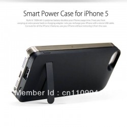 Rechargeable External Backup Power Smart Case with Battery Emergency Charger 1900mAh for Apple iPhone 5