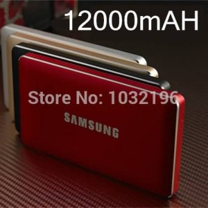 Buy 12,000 mAH Power Bank For S4 Slim Genuine Samsung HTC Apple 5s common millet phone charging Po online