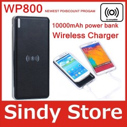 Wireless Charger QI standard Wireless charging power bank 10000mAh battery for galaxy S4/S3/Note 3,Nexus 5/4