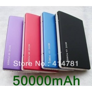Buy 2 Usb Port 50000MAH Power Bank 50000mAh portable charger External Battery for iphone 5 ipad, samsung galaxy S3 online