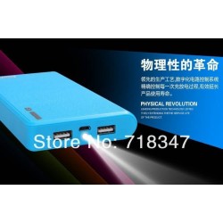 20000 mah Power bank Wallet Style Portable Dual USB Power Bank External Battery Charger for new