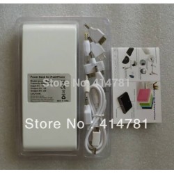 power bank 80000mAh USB Power Bank / External Backup Battery Pack Charger with 8 Connectors & 1 USB cable