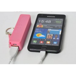 Portable Mobile Power Bank USB 18650 Battery Charger Key Chain for iPhone MP3