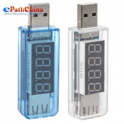 Portable LCD Mini USB Voltage and Current Detector Tester + Digital Current and Voltage Meter for / PC / Power Bank