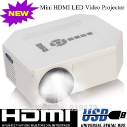 Portable LED Mini Projector With HDMI USB VGA Proyector SD Projetor For Game Home Electronics Work With Wii PS2 Xbox