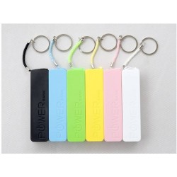 Portable Mobile Power bank 5V 1A output 2600mah Perfume taste smelling Powerbank with Retail packing and with Key ring