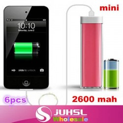 Portable power bank 2600 mah, external battery, 18650 battery safety, environmental protection,durable,power supply,upgraded, 5x
