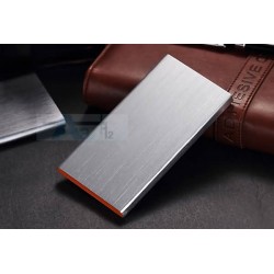 Silver 22000mah External Battery Pack Power Bank Charger for iphone Mini Samsung