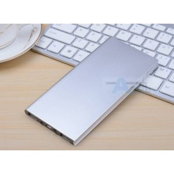 Silver Ultra-thin polymer power bank 20000mah,portable charger external battery 20000mah power bank