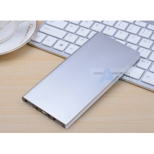 Buy Silver Ultra-thin polymer power bank 20000mah,portable charger external battery 20000mah power bank online