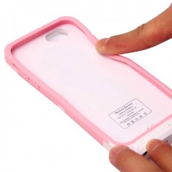 Soft Silicone Frame 2200mAh External Power Backup Battery Charger Case For iPhone 6 + Drop Shipping