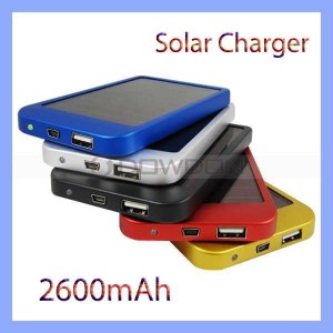 Buy Solar Mobile Charger Cell Phone Charger Portable Solar Charger 2600mAh Emergency External Battery online