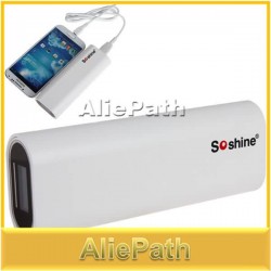 Soshine E4 2x 18650 LCD Display Mobile Power Bank Supply For iPhone Or For iPad With 2 USB Ports