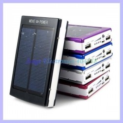 Super Capacity 30000MAH Solar Battery Charger For Portable Dual USB Port Power Bank