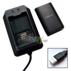 USB Charger Power bank Kit + Battery Pack For Microsoft XBOX 360 XBOX360