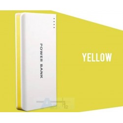 Yellow 50000mah portable emergency power bank External Backup Battery charger For iphone Samsung phones powerbank