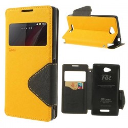 1 PCS Case For Sony Xperia C C2503 ,Roar Korea Diary View Window Leather Cover Stand for Sony Xperia C C2305 S39h