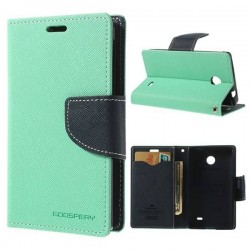 1 PCS Case Mercury Fancy Diary Wallet Leather Stand Case for Nokia X A110 / X plus Dual SIM