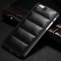 10 pcs/lot For Apple iPhone 6 6g 4.7" Vintage PU Leather Back Plastic Frame Hard Case Black Brown Phone Bag Cover