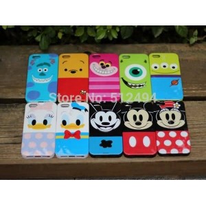 Buy 10 Styles 1Pcs Mickey Minnie Mouse Sully Case Donald Duck Daisy 3D Cartoon Soft Case for iphone 5S case for iphone 5 phone cases online