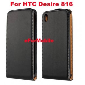 Buy 100% Genuine Leather Case Flip Cover Case For HTC Desire 816 online