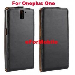 100% Genuine Leather Case Flip Phone Cover Cell Phone Case Pouch For Oneplus One
