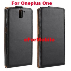Buy 100% Genuine Leather Case Flip Phone Cover Cell Phone Case Pouch For Oneplus One online