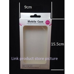 100pcs 15.5cm X9cm X1.5cm Retail package small blister for ipone 6 5s 4s samsung sony Phone case shell packaging blister box