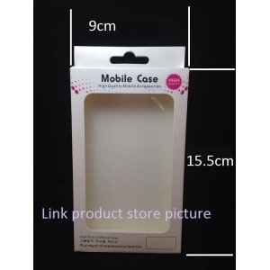 Buy 100pcs 15.5cm X9cm X1.5cm Retail package small blister for ipone 6 5s 4s samsung sony Phone case shell packaging blister box online