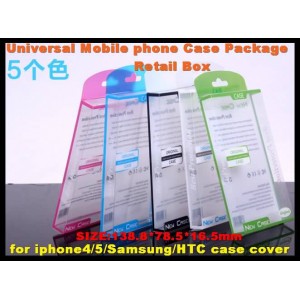Buy 100pcs!Universal Case Package PVC transparent plastic Retail Box for iphone4/5/Samsung/HTC Cellphone Case Cover online