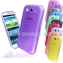 10pcs case for Samsung S3 i9300 case shell 0.5mm matte for samsung galaxy s3 i9300 case color covers