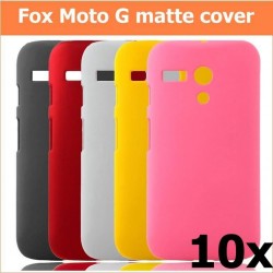 10pcs silm matte hard plastic protective cell phone bags cases for Motorola Moto G dvx xt1032 covers with 5colors Drop shipping
