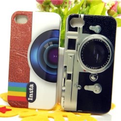 17 Style Camera Series 3D Luxury Hard PC back Case for IPhone 4 4S 4G game tape radios Series