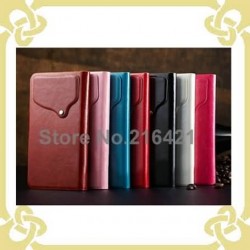 Universal Crazy Horse leather Wallet Case for 3.5 inch to 6.0 inch for Samung Galaxy S4 S3 Note 2 3 iphone 5 4 4S