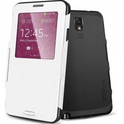 With Retail package ! Brand Spigen Slim Armor View case For Samsung Galaxy Note 3 N9000 Open Window SGP Phone Cover Bags Case