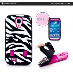 1 pcs For Samsung Galaxy S4 I9500 Waterproof Cover Zebra Stripe Soft Silicone Cell Phone Case for Samsung Galaxy S4 I9500