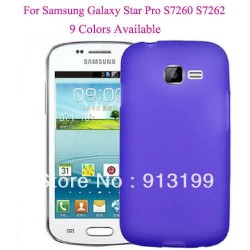 1 Pcs Frosted Soft Rubber Gel TPU Silicone Case Skin Cover For Samsung Galaxy Star Pro S7260 S7262