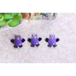 very hot and kawaii cabochons for DIY phone case decoration flowers owl Resin Flatback 20pcs/lot