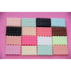 very hot and kawaii Resin Flat back cookies cabochons for DIY phone case decoration 40PCS/lot mixed