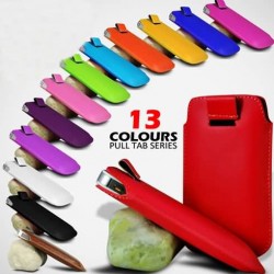 13 Colors Pull Up Rope Slim PU Leather Pouch phone bags cases for HTC Wildfire s /A510e /A510C Cell Phone Accessories bag