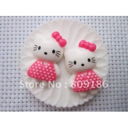 very hot and kawaii cabochons for DIY phone case decoration Hello Kitty Resin Flatback