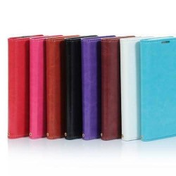 Vintage Luxury PU Leather Case for LG Optumus G2 D802, stylish LOGO with 2 card slots